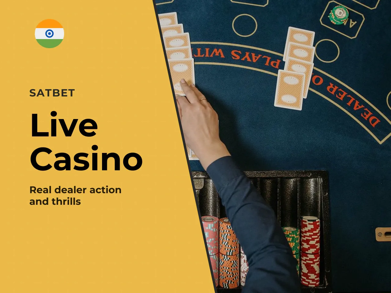 Table games and live dealers. The live section attempts to replicate the atmosphere of a land-based casino. Standard table games including roulette, blackjack, and baccarat form the foundation of this
