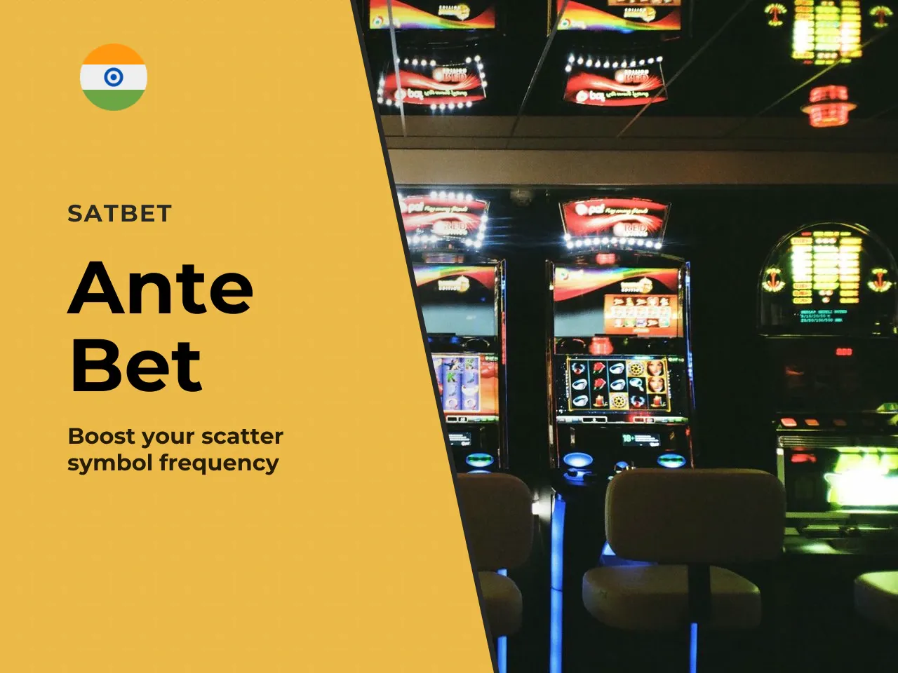 How the Ante Option Affects Bonus Frequency. The Ante Bet is a toggle located to the left of the reels. When activated, your total bet increases by 25%, but the probability of scatter symbols appearin