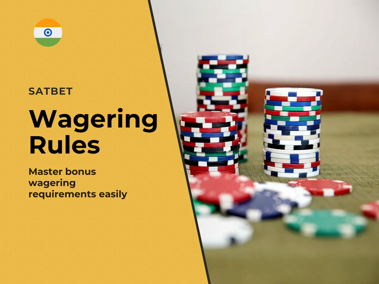 **Wagering Math Example (Sports Bonus):** If you deposit ₹10,000 and receive a 100% match of ₹10,000, you must place total bets worth 5 x ₹10,000 = **₹50,000** within 10 days. That means you need to w