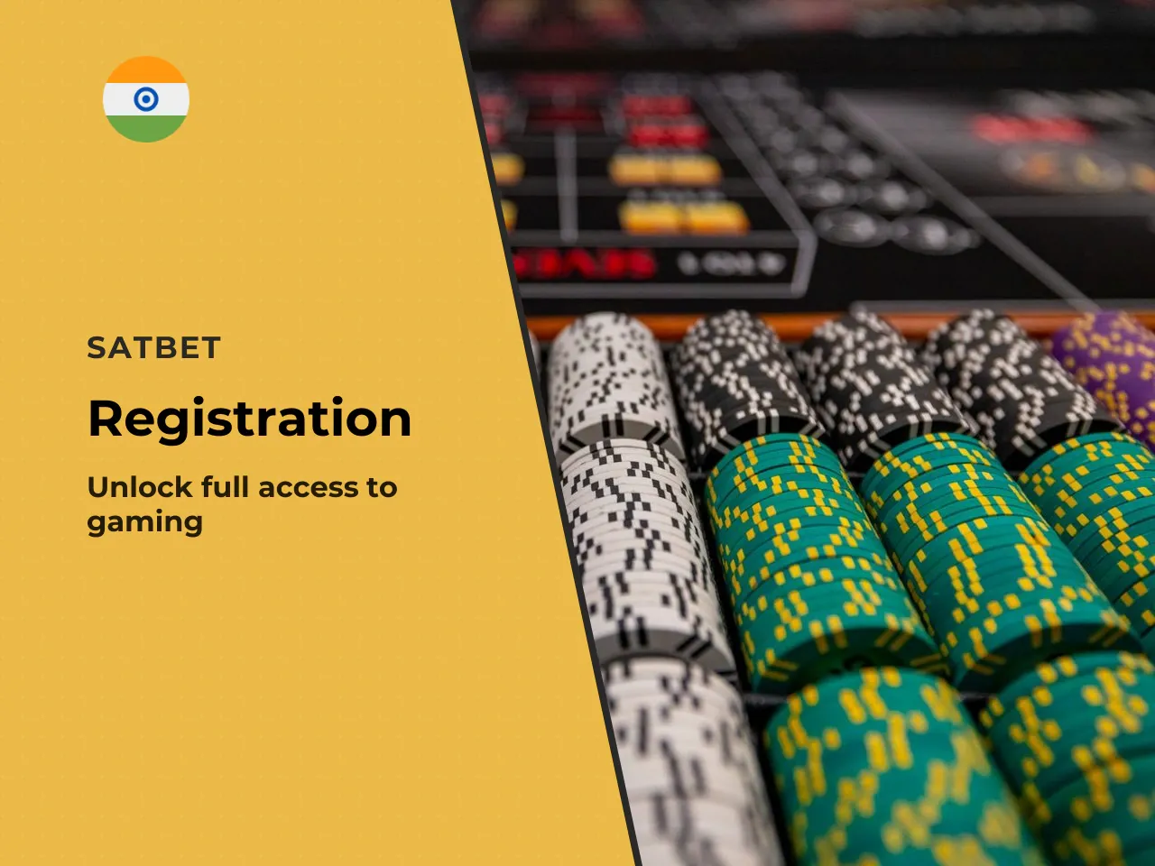 Access to sports betting, casino and live sections. Active registration is the mandatory technical gateway to place real-money wagers within the Satbet betting, Satbet casino, and live casino environm