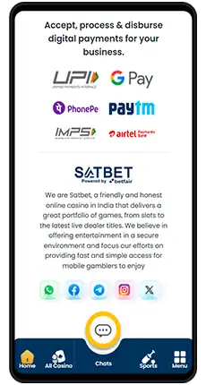 satbet payment methods